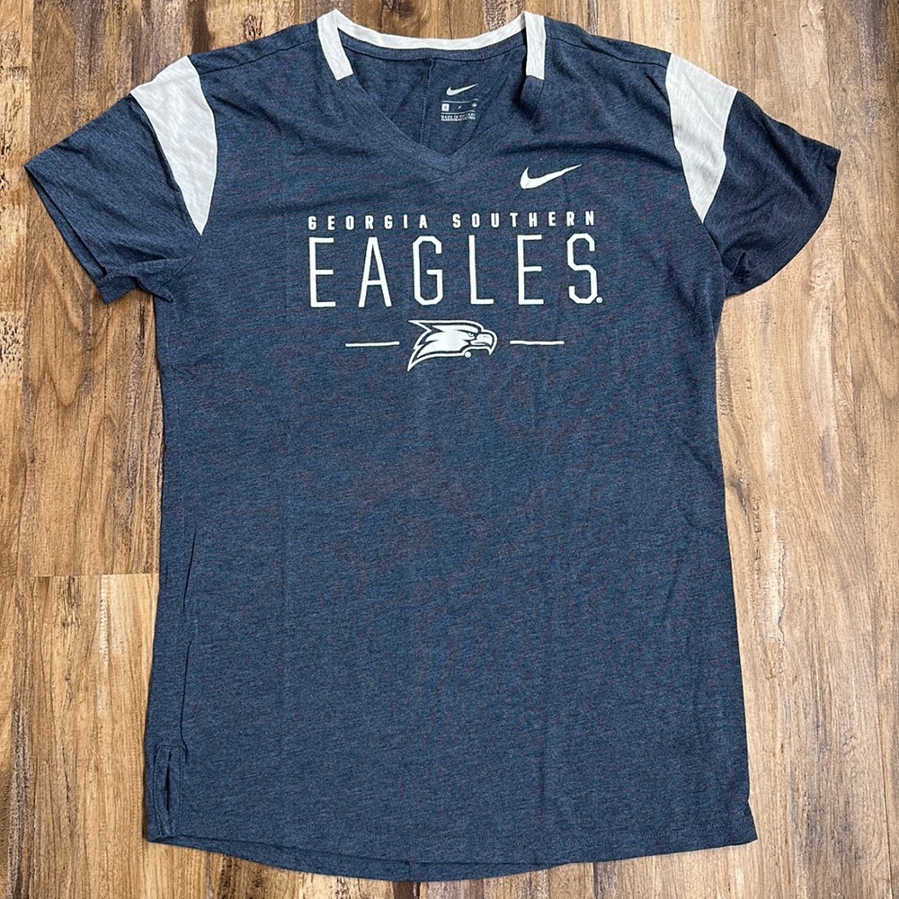 Nike woman’s size small navy & white Georgia Southern T-shirt.